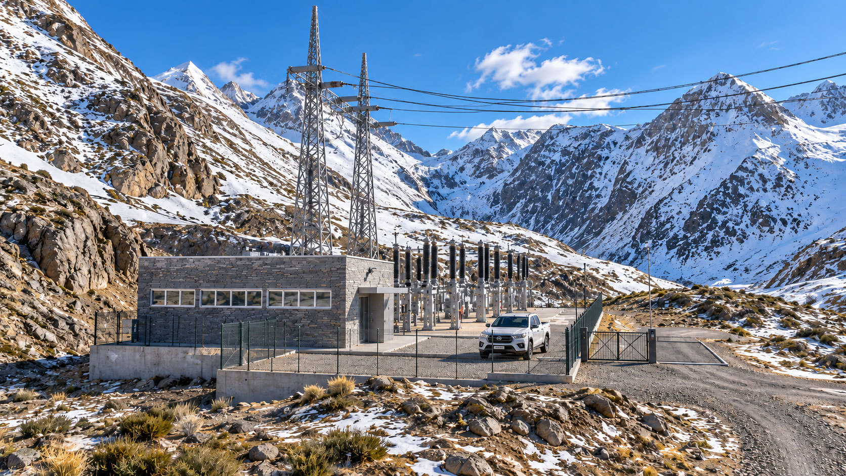 Visualización 3D de proyecto de energía y minería