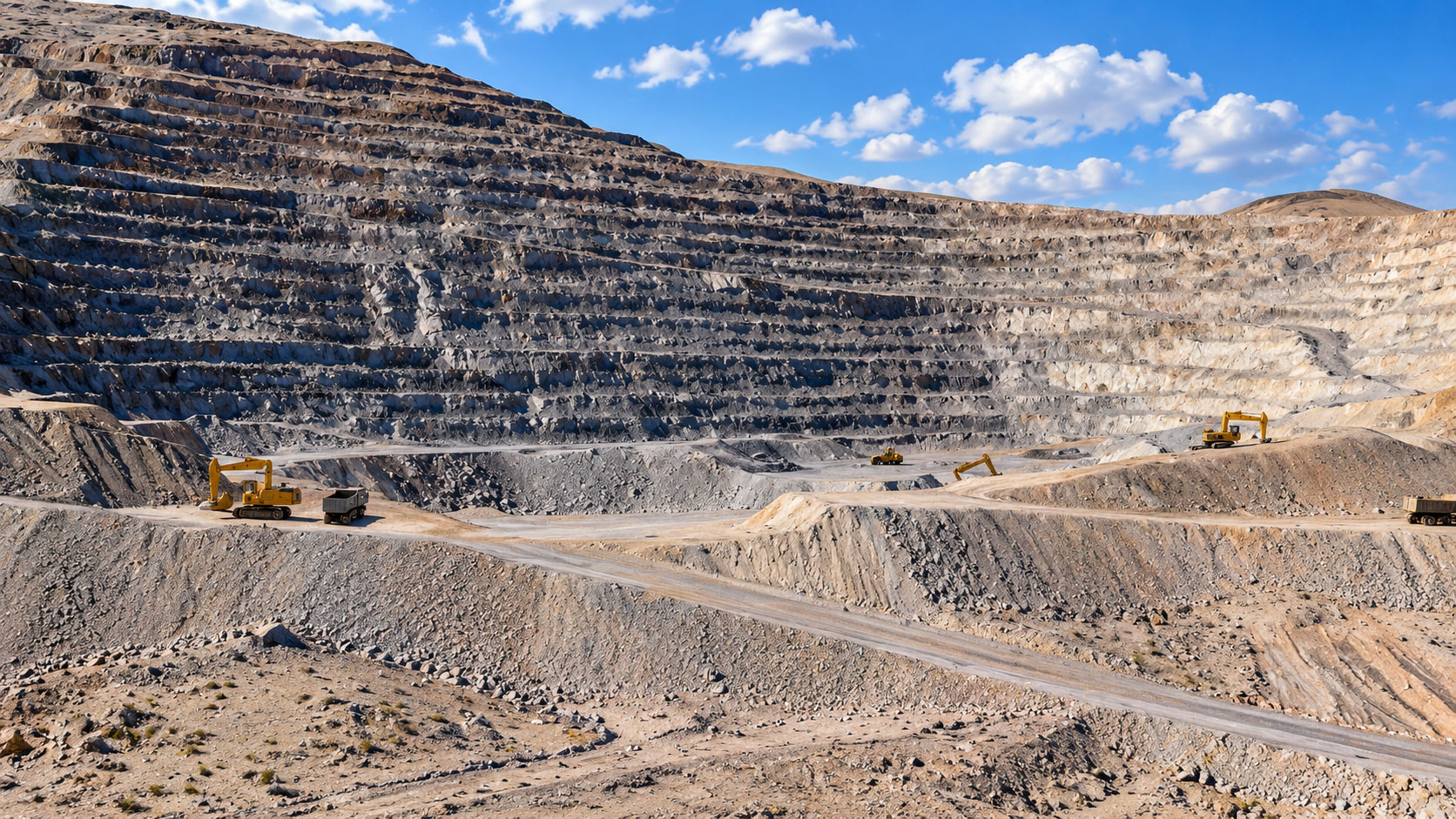 Visualización 3D de proyecto de energía y minería
