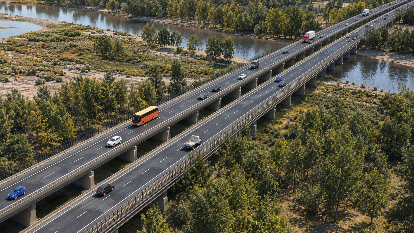 Visualización 3D de proyecto de infraestructura