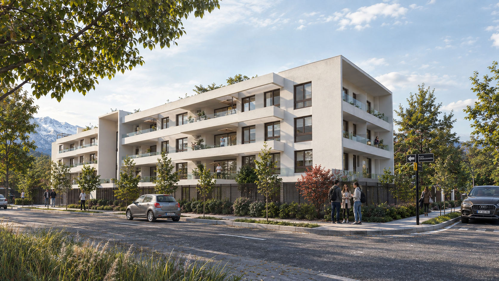Visualización 3D de proyecto inmobiliario