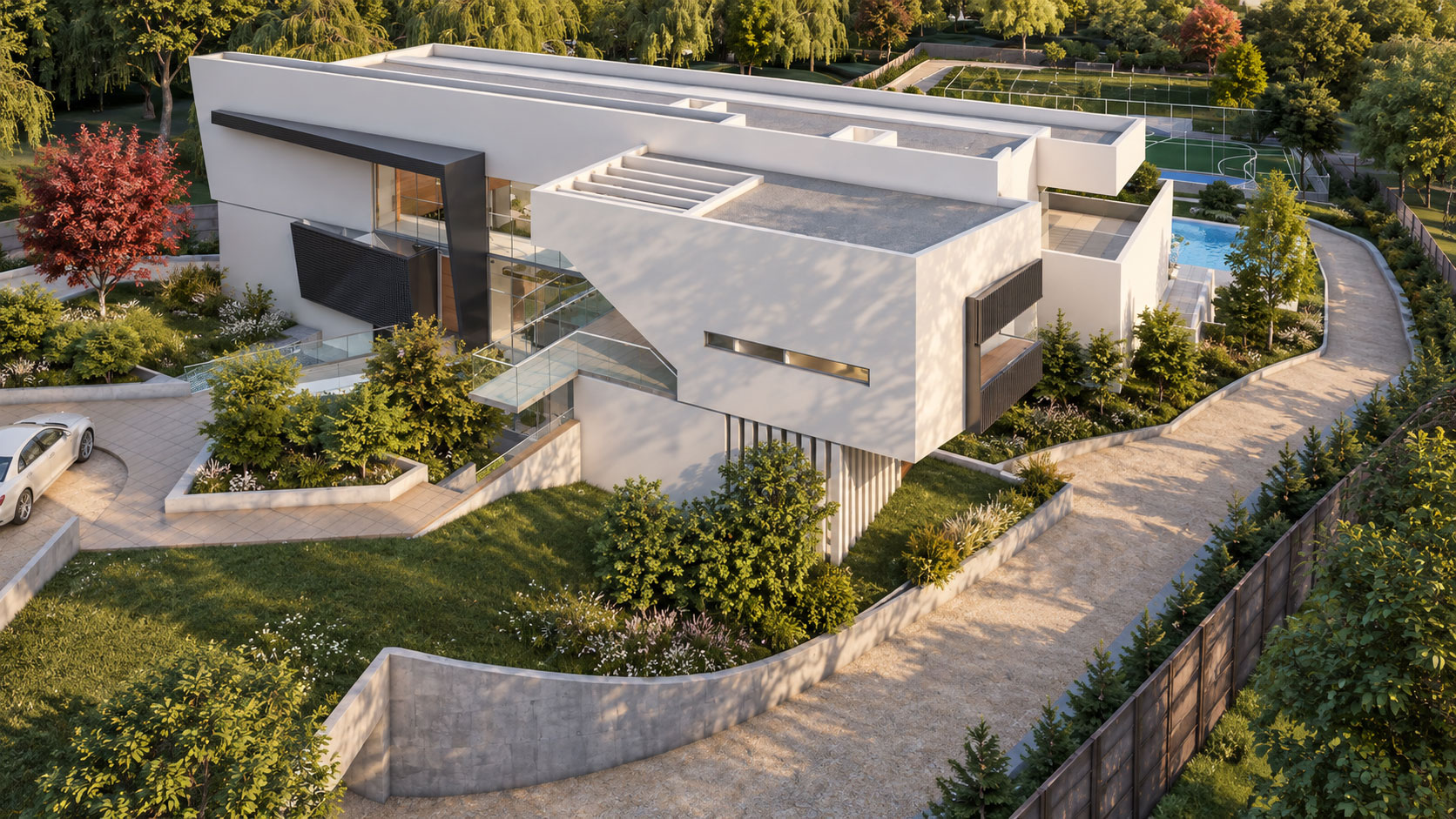 Visualización 3D de proyecto inmobiliario