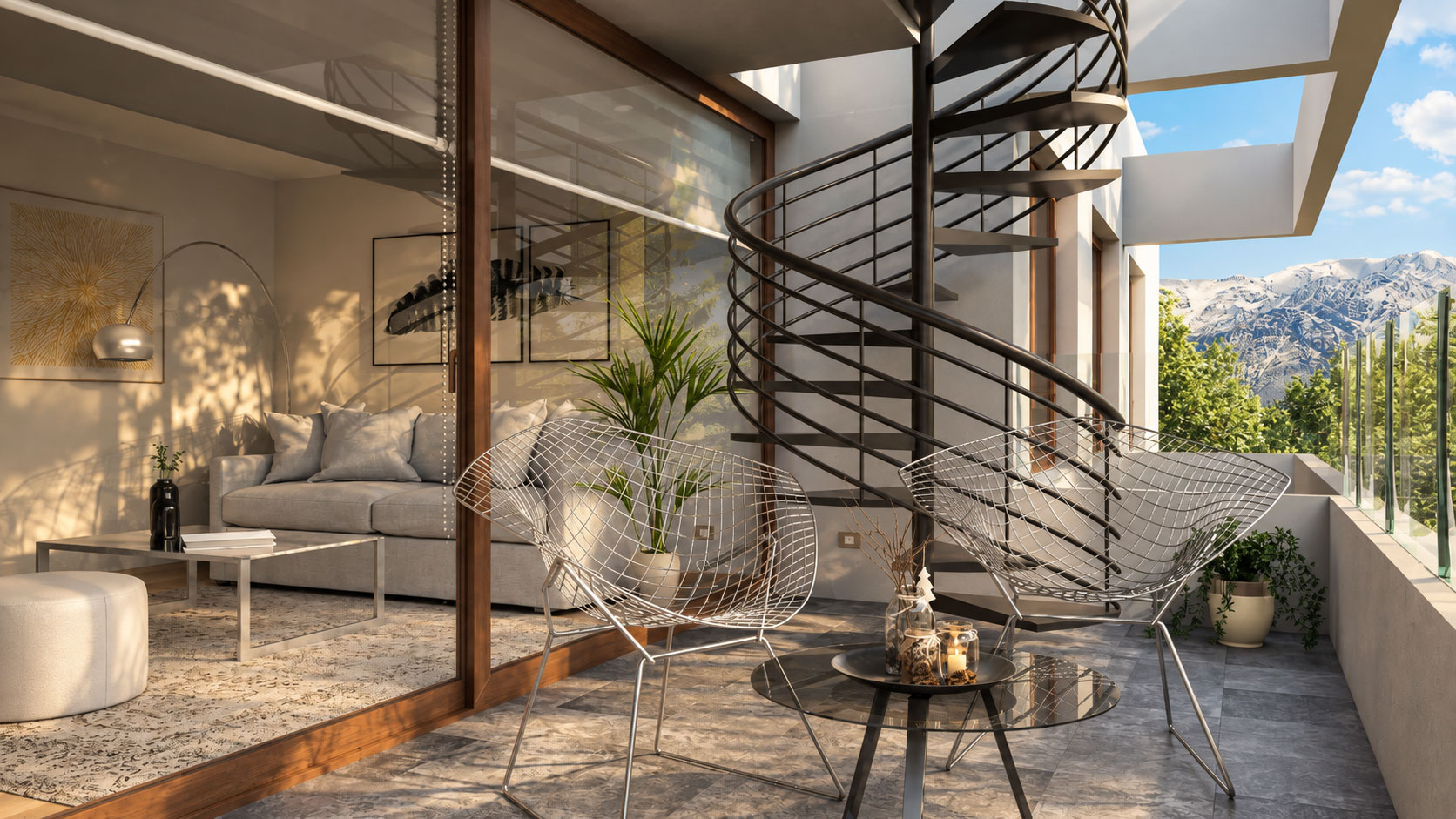 Visualización 3D de proyecto inmobiliario