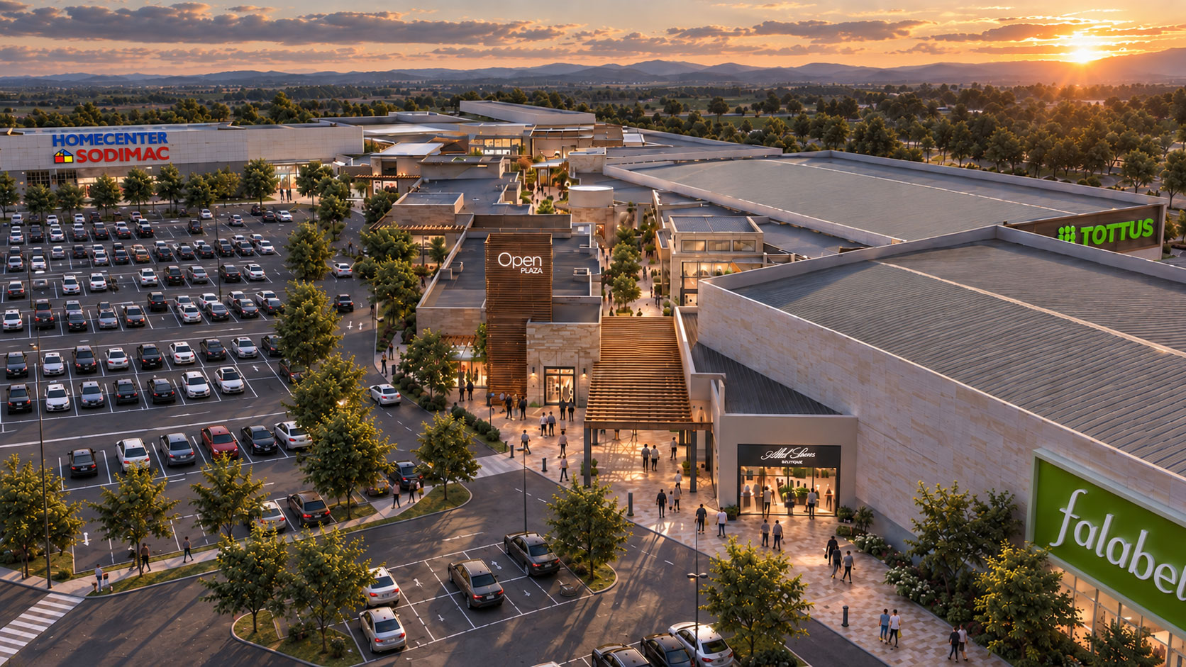 Visualización 3D de proyecto retail