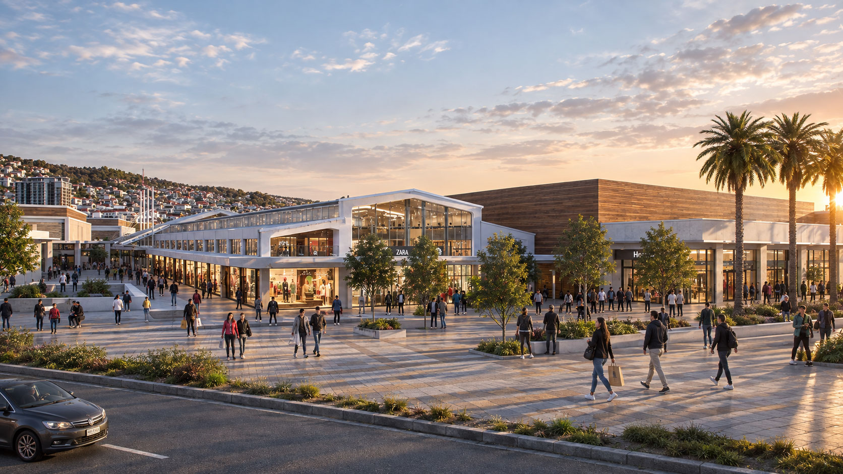 Visualización 3D de proyecto retail